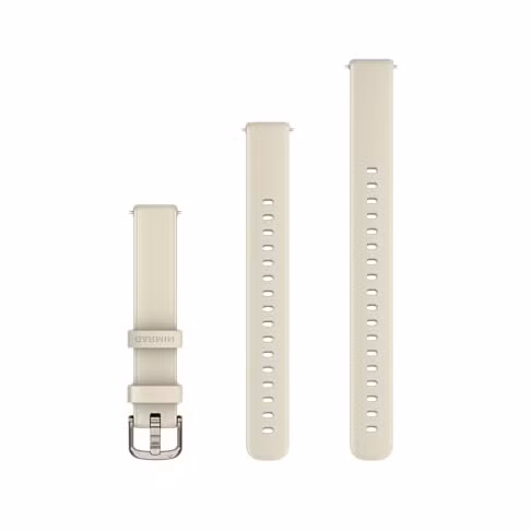 Garmin Siliconen bandje  - Garmin 14 mm aansluiting - Coconut