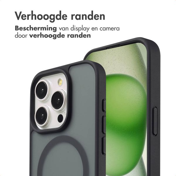 imoshion Color Guard Backcover met MagSafe Apple iPhone 15 Pro - Zwart