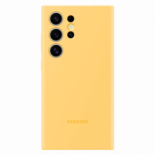 Samsung Originele Silicone Backcover Galaxy S24 Ultra- Yellow