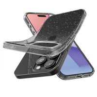 Spigen Liquid Crystal Glitter Backcover iPhone 15 Pro - Crystal Quartz