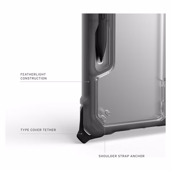 UAG Plyo Bookcase Microsoft Surface Pro 12 - Ice