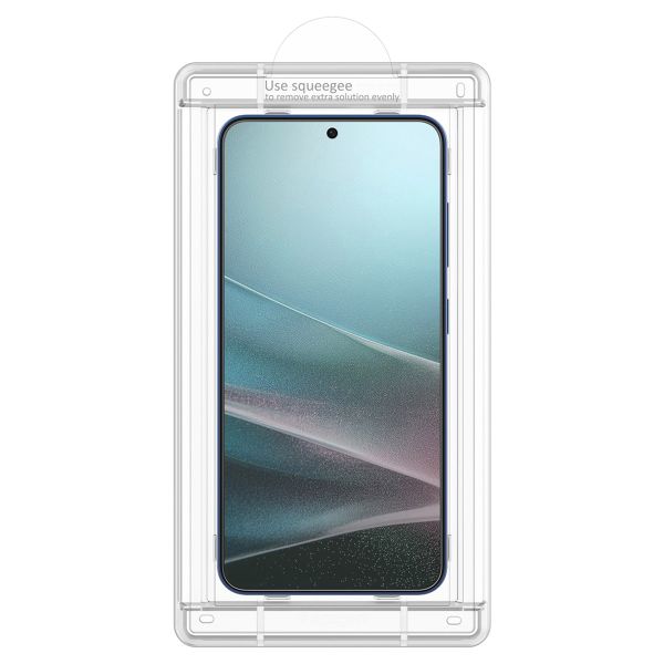 Spigen EliteShield EZ Fit met installatietray - 1 pack Samsung Galaxy S25