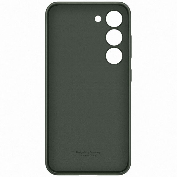 Samsung Originele Leather Backcover Samsung Galaxy S23 - Groen