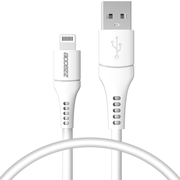 Accezz Lightning naar USB kabel iPhone 5 / 5s - MFi certificering - 0,2 meter - Wit