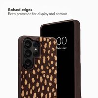 Selencia Nova Real Leather Back Cover with Card Holder Samsung Galaxy S26 Ultra - Fawn Chic