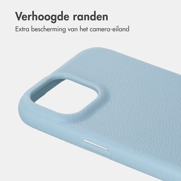 imoshion Texture Backcover Apple iPhone 15 - Lichtblauw