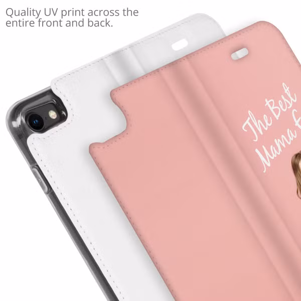Ontwerp je eigen Apple iPhone SE (2022 / 2020) / 8 / 7 gel bookcase hoes
