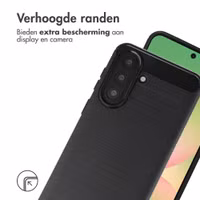 imoshion Brushed Backcover Samsung Galaxy A57 (5G) - Zwart