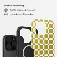 Selencia Vivid Backcover met MagSafe Apple iPhone 16 Pro - Check This Olive