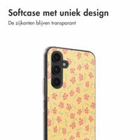 imoshion  Design hoesje Samsung Galaxy A54 - Sunny Yellow Petite Flowers