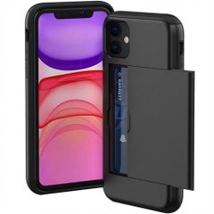 imoshion Backcover met pasjeshouder Apple iPhone 11 - Zwart