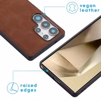 imoshion Uitneembare 2-in-1 Luxe Bookcase Samsung Galaxy S25 Ultra - Bruin