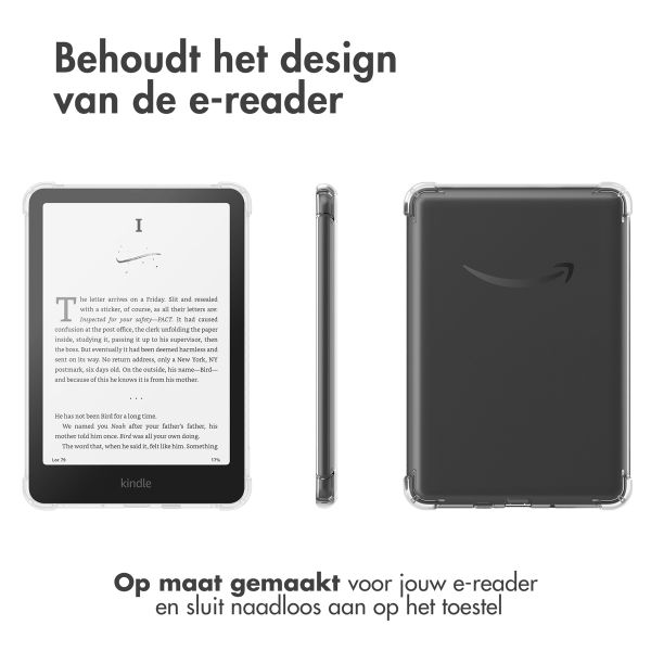 imoshion Clear Backcover Amazon Kindle Paperwhite (2024) / Paperwhite Signature Edition (2024) / Colorsoft (2024) / Colorsoft Signature Edition (2024) - Transparant