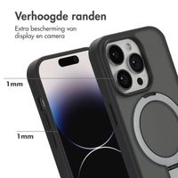Accezz Ring Stand Backcover met MagSafe Apple iPhone 14 Pro - Zwart