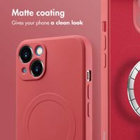 imoshion Colour Back Cover with MagSafe Apple iPhone 13 Mini - Dusty Rose