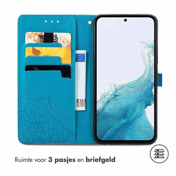 imoshion Mandala Bookcase Samsung Galaxy A54 (5G) - Turquoise