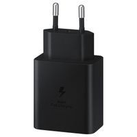 Samsung Originele Super Fast Charging Adapter USB-C oplader in Fabrieksverpakking - 45 watt - Zwart