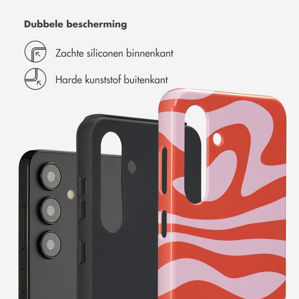 Selencia Vivid Backcover Samsung Galaxy S24 - Dream Swirl Pink