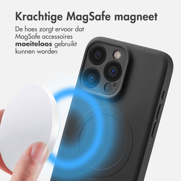 imoshion Color Backcover met MagSafe iPhone 15 Pro Max - Zwart