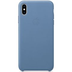 Apple Leather Backcover iPhone Xs Max - Cornflower