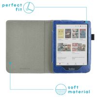 imoshion Vegan Leather Bookcase Kobo Clara Colour / BW - Donkerblauw