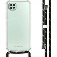 imoshion Backcover met koord Samsung Galaxy A22 (5G) - Zwart & Goud