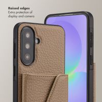 Selencia Sera Phone Case with Cord and Envelope Card Holder Samsung Galaxy A37 (5G) - Taupe