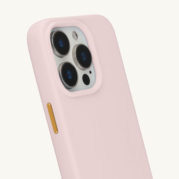 Selencia Rivièra MagSafe Backcover met afneembare haakjes Apple iPhone 15 Pro - Sorbet Pink