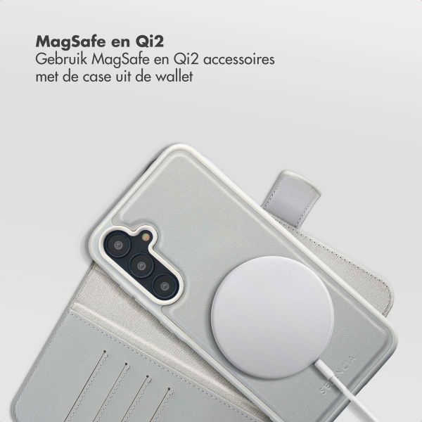Selencia Olyn Uitneembare Bookcase met MagSafe Samsung Galaxy A55 - Grijs