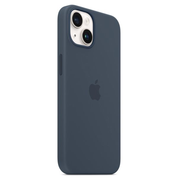 Apple Silicone Back Cover with MagSafe Apple iPhone 14 - Storm Blue