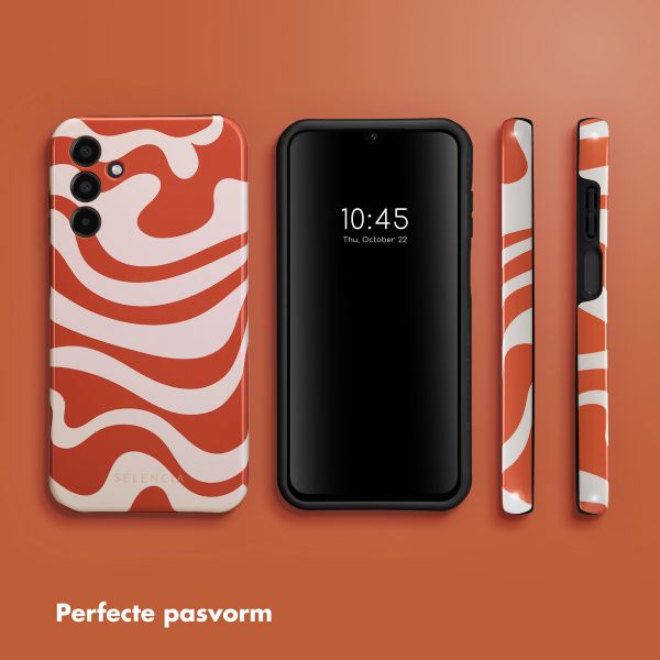 Selencia Vivid Backcover Samsung Galaxy A15 (5G/4G) - Dream Swirl Orange