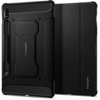 Spigen Rugged Armor Pro Bookcase Samsung Galaxy Tab S8 / S7 - Zwart