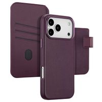 Accezz Leather Bookcase 2-in-1 met MagSafe Apple iPhone 17 Pro Max - Heath Purple