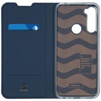 Dux Ducis Slim Softcase Bookcase Xiaomi Redmi  Note 8T - Blauw