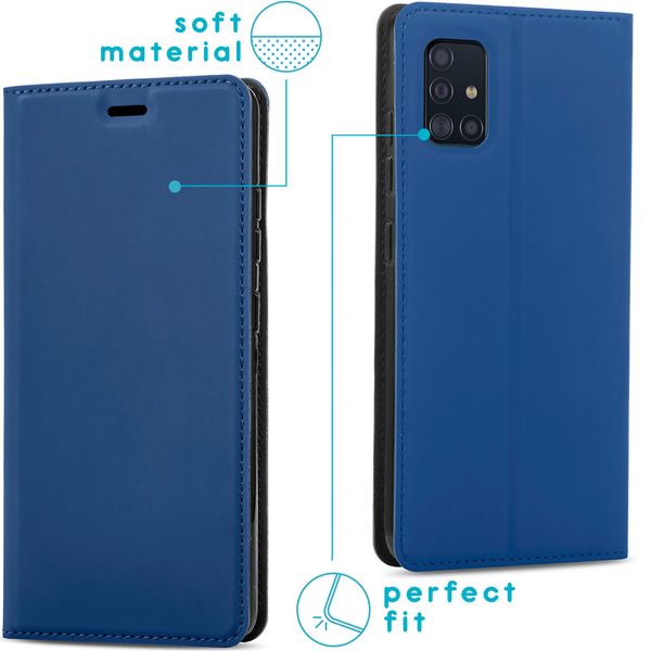imoshion Slim Folio Bookcase Samsung Galaxy A51 - Donkerblauw
