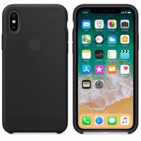 Apple Silicone Backcover Apple iPhone X - Black