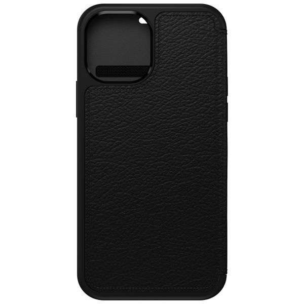 OtterBox Strada Bookcase iPhone 12 (Pro) - Zwart