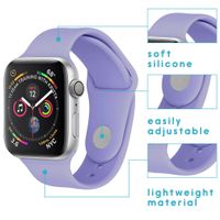 imoshion Siliconen bandje Apple Watch Series 1-9 / SE - 38/40/41 mm / Series 10 - 42 mm