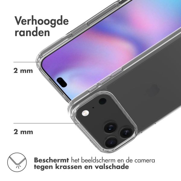 Accezz Xtreme Impact Backcover Apple iPhone 17 Pro Max - Transparant