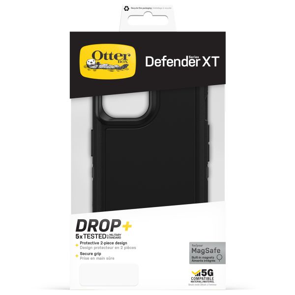 OtterBox Defender Rugged Backcover met MagSafe iPhone 14 - Zwart