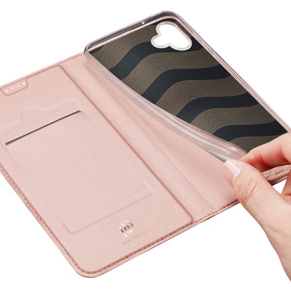 Dux Ducis Slim Softcase Bookcase Samsung Galaxy A04 - Rosé Goud