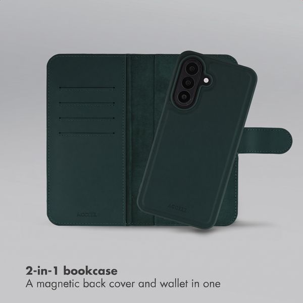 Accezz Edge detachable Bookcase with MagSafe Samsung Galaxy A27 (5G) - Green