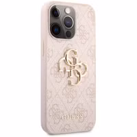 Guess 4G Metal Logo Backcover Apple iPhone 13 Pro Max - Roze