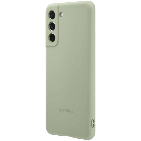 Samsung Originele Silicone Backcover Galaxy S21 FE - Olive Green