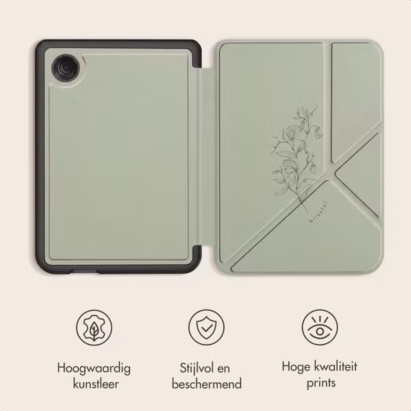 imoshion Design Vouwbare Bookcase Kobo Clara Colour / BW - Floral Green