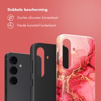 Selencia Vivid Backcover Samsung Galaxy S24 - Rosy Marble