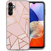 imoshion Design hoesje Samsung Galaxy A14 (5G/4G) - Grafisch Koper / Roze