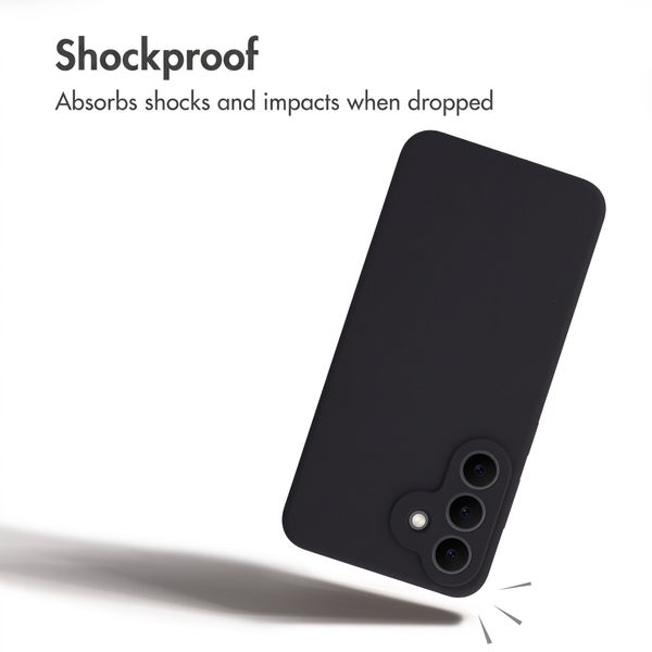 Accezz Liquid Silicone Back Cover with MagSafe Samsung Galaxy S26 FE - Black