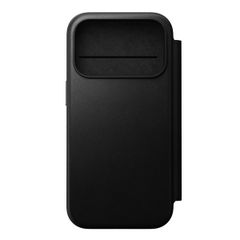Nomad Modern Leather FolioBookcase Apple iPhone 17 Pro - Zwart