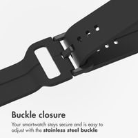 imoshion Silicone strap Samsung Galaxy Watch 4 / 5 / 6 / 7 / FE (20 mm) - Black
